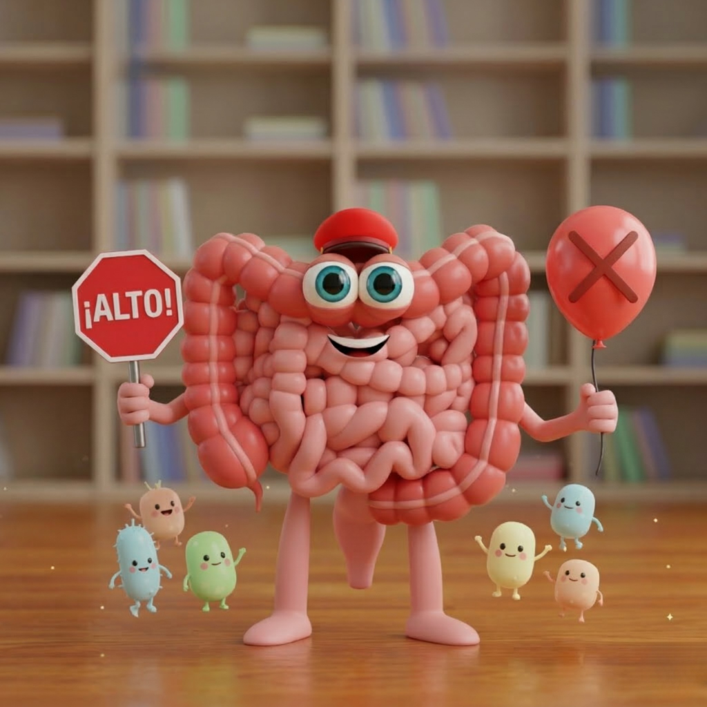 Intestinos.Sindrome de intestino irritable.Dieta baja en FODMAPS