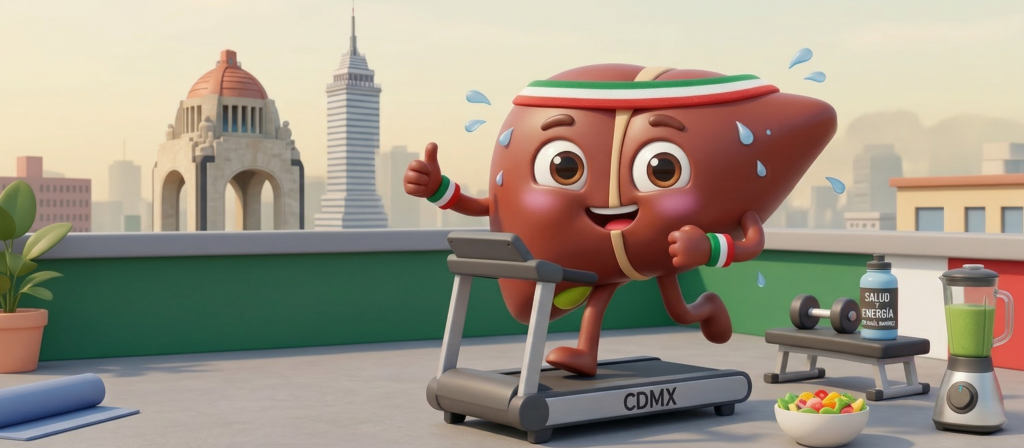 Hígado y ejercicio. Salud Intestinal.